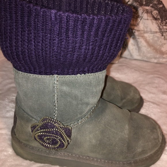 UGG booties girls 13,5 - Picture 4 of 6